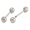 304 Stainless Steel Cartilage Earrings EJEW-B066-01J-P-2