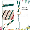 Polyester & Golden Alloy Mobile Straps FIND-WH20004-52D-6