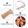 10Pcs 10 Color Alloy Infinity with Hope Link Bracelets Set for Men Women BJEW-TAC0008-02-11