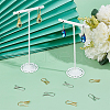 Beebeecraft 32Pcs 2 Styles Brass Earring Hooks KK-BBC0014-12-4