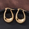 Ion Plating(IP)  304 Stainless Steel Hoop Earrings X-EJEW-A059-03G-4
