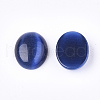 Cat Eye Cabochons GLAA-S184-07-2