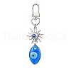 Evil Eye Lampwork Pendant Decorations HJEW-JM01997-05-1