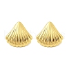 Shell Shape 304 Stainless Steel Stud Earrings EJEW-A125-67G-2