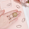 Unicraftale 5Pcs Brass Screw Carabiner Lock Charms KK-UN0002-06-2