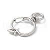 Apple Alloy Swivel Clasps X-FIND-L012-02P-3