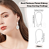 Beebeecraft 50Pcs Brass Hoop Earring Findings KK-BBC0015-46B-2
