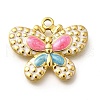 304 Stainless Steel Enamel Pendants STAS-Q347-03G-1