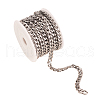 304 Stainless Steel Cuban Link Chains CHS-CJ0001-28P-5