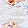 Tube Beaded  Embroidered Long Floral Shirt Sticker Costume Accessories FIND-WH0152-164-3