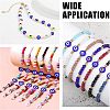  3Strands 3 Style Handmade Evil Eye Lampwork Beads Strands LAMP-NB0001-44-7
