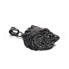 Lion Retro 304 Stainless Steel Pendants STAS-F011-38B-2
