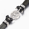 Leather Cord Bracelets BJEW-E323-13B-3