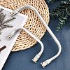 CHGCRAFT 2Pcs 2 Style Aluminium Purse Handle Frame FIND-CA0003-24A-4