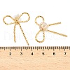 304 Stainless Steel Stud Earrrings EJEW-U065-01B-G-3