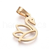 304 Stainless Steel Pendants STAS-I130-07G-1