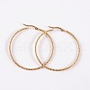 304 Stainless Steel Hoop Earrings EJEW-P040-45-1