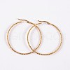 304 Stainless Steel Hoop Earrings EJEW-P040-45-1