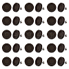 30 Pairs Wood Studs Earring Findings EJEW-DC00001-1