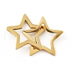 201 Stainless Steel Pendants STAS-D190-03G-1