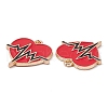 Alloy Enamel Pendants ENAM-C008-09KCG-3