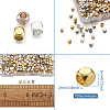  Jewelry Brass Cube Spacer Beads KK-PJ0001-02-10