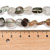 Natural Green Lodolite Quartz Beads Strands G-P497-01E-32-5
