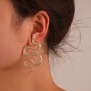 Alloy Stud Earrings EJEW-R021-03KCG-03-1