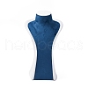 Bust Shaped PU Leather Jewelry Display Stands for Necklaces AJEW-A068-03A-1