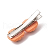 Pumpkin Iron Flat Alligator Hair Clips PHAR-JH00130-5