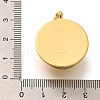 PVD Vacuum Plating 304 Stainless Steel Pendants STAS-U035-32G-3