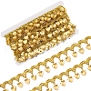 Polyester Lace Ribbon with Plastic Charms Tassel OCOR-WH0078-202A-01-1