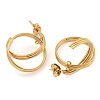 PVD Vacuum Plating 202 Stainless Steel Sutds Earring EJEW-H003-26G-2