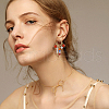 DICOSMETIC 24Pcs 4 Styles Brass Hoop Earring Finding KK-DC0003-15-6