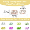 90g 9 Colors Baking Paint Glass Seed Beads SEED-YW0002-51A-2