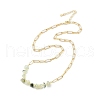 Natural Rutilated Quartz Chip Beaded Necklaces NJEW-C070-04G-05-2