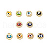 Handmade Lampwork Evil Eye Pendants ZIRC-L102-15G-1