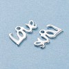 304 Stainless Steel Charms STAS-H436-50S-3