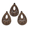 Walnut Wood Pendants WOOD-A025-04C-1