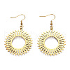 201 Stainless Steel Dangle Earrings STAS-S105-JN623-2-1