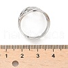 Non-Tarnish 304 Stainless Steel Adjustable Rings RJEW-P080-01P-4