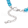 4Pcs Ocean Series Zinc Alloy Charm Bracelets BJEW-JB11899-5