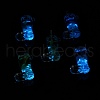 Transparent Acrylic Pendants OACR-M005-01-4
