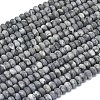 Natural Larvikite Beads Strands G-P575-A38-6x4mm-2