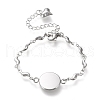 Tarnish Resistant 304 Stainless Steel Bracelet Making STAS-L248-005P-B-2