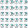 Fingerinspire Taiwan Acrylic Rhinestone Cabochons ACRT-FG0001-001-8