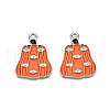 Halloween Theme Alloy Enamel Pendants ENAM-T020-08D-2
