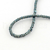 Faceted Square Electroplate Non-magnetic Synthetic Hematite Bead Strands G-S203-24E-2