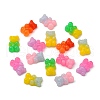 40Pcs 8 Colors Gradient Color Opaque Resin Cabochons CRES-YW0001-03-1