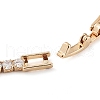 Golden Brass Link Bracelet BJEW-C055-05C-G-3